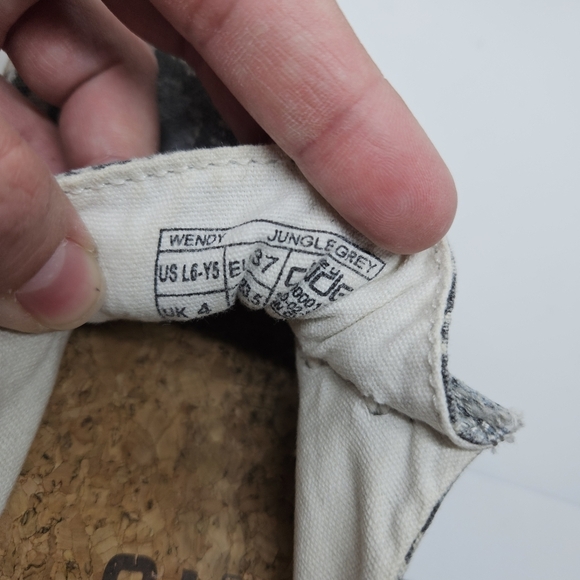 Hey Dude Wendy jungle gray snake print women's 6 or youth 5 - Picture 9 of 9